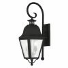Coupon 😀 Livex Lighting 25 - 30 In. Livex Amwell 2551-04 Outdoor Wall Lantern - 26H In. Black ✔️ -Trans Globe Shop masterLXL088