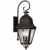 Deals 🧨 Livex Lighting 31 - 36 In. Livex Amwell 2555-04 Outdoor Wall Lantern - Black ⭐ -Trans Globe Shop masterLXL091