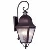 Best Pirce 🎁 Livex Lighting 31 - 36 In. Livex Amwell 2555-07 Outdoor Wall Lantern - Bronze ⌛ -Trans Globe Shop masterLXL092