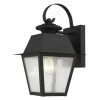 Deals 🤩 Livex Lighting 7 - 12 In. Livex Mansfield 2162-04 1-Light Outdoor Wall Lantern In Black 😍 -Trans Globe Shop masterLXL1447