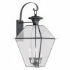 Promo ⭐ Livex Lighting 25 - 30 In. Livex Westover 2386-04 4-Light Outdoor Wall Lantern In Black 🥰 -Trans Globe Shop masterLXL1526