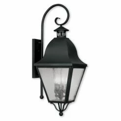 Buy 🎁 Livex Lighting Armed Sconces Livex 2558 Amwell 4 Light Outdoor Wall Lantern 🛒