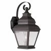 Buy 💯 Livex Lighting 13 - 18 In. Livex Exeter 2601-07 1-Light Outdoor Wall Lantern In Bronze 🥰 -Trans Globe Shop masterLXL1571