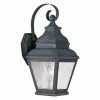 Top 10 👍 Livex Lighting Armed Sconces Livex Exeter 2601-61 1-Light Outdoor Wall Lantern In Charcoal 👍 -Trans Globe Shop masterLXL1573