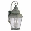 New 😀 Livex Lighting 25 - 30 In. Livex Exeter 2605-29 3-Light Outdoor Wall Lantern In Vintage Pewter 😀 -Trans Globe Shop masterLXL1584