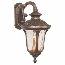 Hot Sale 👍 Livex Lighting 19 - 24 In. Livex Oxford 7653 Outdoor Hanging Wall Lantern 👏