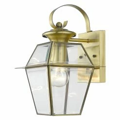 Budget 🛒 Livex Lighting 7 - 12 In. Livex Westover 2181 Outdoor Wall Lantern 🎁