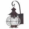 Hot Sale ✔️ Livex Lighting 19 - 24 In. Livex Harbor 222 Outdoor Wall Lantern - Bronze 😀 -Trans Globe Shop masterLXL261