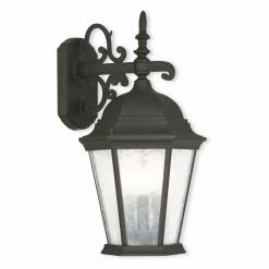 Budget 🎁 Livex Lighting 13 - 18 In. Livex Hamilton 75466 Outdoor Wall Lantern ⌛