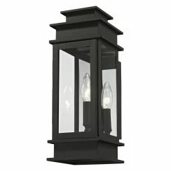 Coupon ⌛ 13 - 18 In. Livex Lighting Princeton 2013 Outdoor Wall Lantern ⭐
