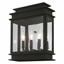 Top 10 ⭐ 13 - 18 In. Livex Lighting Princeton 20204 Outdoor Wall Lantern ⭐