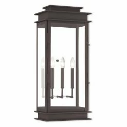Buy 🤩 25 - 30 In. Livex Lighting Princeton 20208 Outdoor Wall Lantern 💯