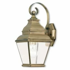 Coupon 👏 13 - 18 In. Livex Lighting Exeter 2590 Outdoor Wall Lantern 🤩