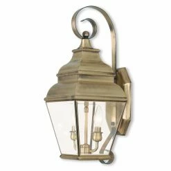 Cheapest 👏 19 - 24 In. Livex Lighting Exeter 2591 Outdoor Wall Lantern 🧨
