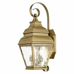 Cheapest 😍 19 - 24 In. Livex Lighting Exeter 2602-01 Outdoor Wall Lantern 💯