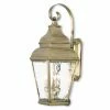 Cheapest ⭐ 25 - 30 In. Livex Lighting Exeter 2605-01 Outdoor Wall Lantern ✔️ -Trans Globe Shop masterLXL3092