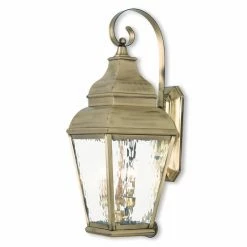 Cheapest ⭐ 25 - 30 In. Livex Lighting Exeter 2605-01 Outdoor Wall Lantern ✔️