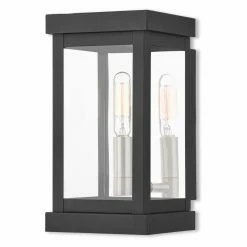 Promo 👍 7 - 12 In. Livex Lighting Hopewell 20701 Outdoor Wall Sconce ⭐