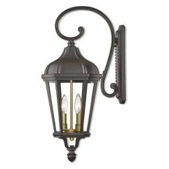 Promo 😍 19 - 24 In. Livex Lighting Morgan 76186 Outdoor Wall Sconce 😀