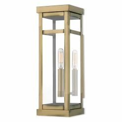 Promo 🌟 Flush Mount Livex Lighting Hopewell 20703 1 Light Outdoor Wall Lantern 🎁