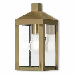 Top 10 🎉 7 - 12 In. Livex Lighting Nyack 20581 1 Light Outdoor Wall Lantern 🎁