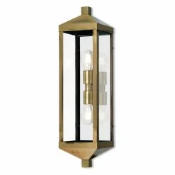 Wholesale 🎁 19 - 24 In. Livex Lighting Nyack 20583 2 Light Outdoor Wall Lantern 👍