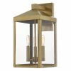 Flash Sale 😉 13 - 18 In. Livex Lighting Nyack 20584 3 Light Outdoor Wall Lantern 🧨 -Trans Globe Shop masterLXL3270