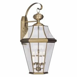Cheap 🎉 Livex Lighting 25 - 30 In. Livex Georgetown 2366 Outdoor Wall Lantern - 30H In. 🎉