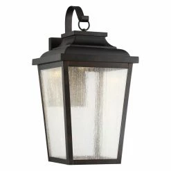 Cheapest 🌟 19 - 24 In. The Great Outdoors Irvington Manor 72178-189-L Outdoor Wall Light 💯
