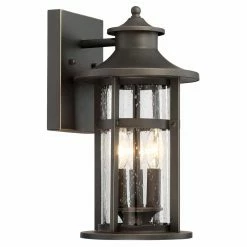 Hot Sale 😉 13 - 18 In. Minka Lavery Highland Ridge 72552-143C Outdoor Wall Lamp 😍