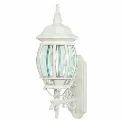 Top 10 🔥 19 - 24 In. Nuvo Central Park Three Light 22 In. Arm Up Wall Lantern 😀