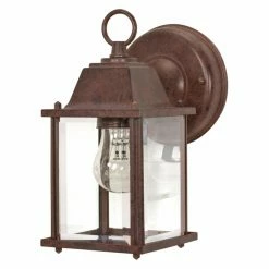 Outlet 🤩 7 - 12 In. Nuvo 9 In. Cube Wall Lantern 👏