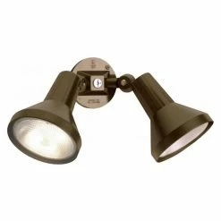 New 🎁 Up To 6 In. Nuvo Two Light 15 In. Swivel Exterior Flood Light 💯