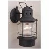 Hot Sale 🛒 13 - 18 In. Vaxcel Hyannis Outdoor Wall Light - 8W In. Textured Black ✔️ -Trans Globe Shop masterOSL951