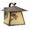 Best Sale 🌟 7 - 12 In. Vaxcel Whitebark Outdoor Wall Light - 9.25W In. Olde World Patina 😉 -Trans Globe Shop masterOSL955