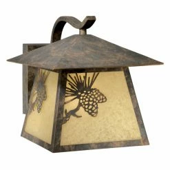 Best Sale 🌟 7 - 12 In. Vaxcel Whitebark Outdoor Wall Light - 9.25W In. Olde World Patina 😉
