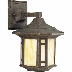 Outlet 💯 13 - 18 In. Progress Lighting Arts And Crafts One Light Wall Lantern ⭐