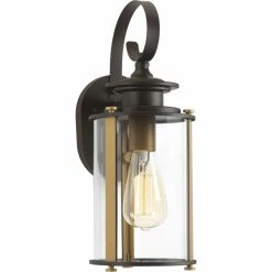 Flash Sale ❤️ 13 - 18 In. Progress Lighting Squire P560036 Outdoor One Light Wall Sconce Lantern 🔔