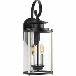 Budget 🎉 19 - 24 In. Progress Lighting Squire Outdoor Two Light Wall Lantern 😉