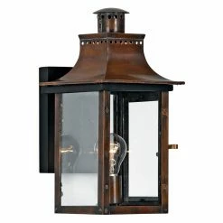 Best Sale ⌛ 13 - 18 In. Quoizel Chalmers CM8408AC Outdoor Wall Lantern ✨