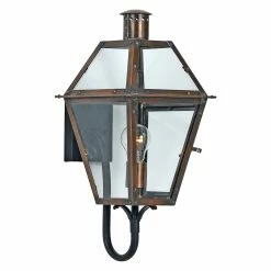 Budget 🛒 19 - 24 In. Quoizel Rue De Royal RO8410AC Outdoor Wall Lantern 💯