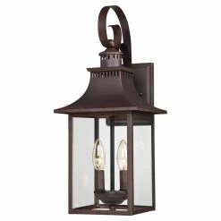 Flash Sale 🔔 Armed Sconces Quoizel Chancellor CCR8408CU Outdoor Wall Lantern 💯