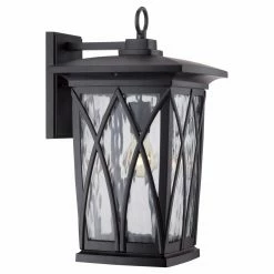 Promo ⌛ 13 - 18 In. Quoizel Grover GVR8410K Outdoor Wall Lantern 🧨