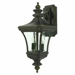 Hot Sale 🧨 19 - 24 In. Quoizel Devon DE8976IB Outdoor Hanging Wall Lantern 👍