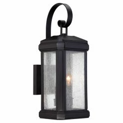 Discount ✨ 13 - 18 In. Quoizel Trumbull TML8407K Outdoor Wall Lantern 🥰