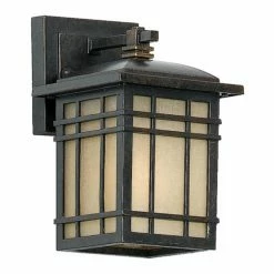 Wholesale 😍 Armed Sconces Quoizel Hillcrest HC8406IB Outdoor Wall Lantern 🌟