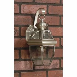 Cheapest 😀 7 - 12 In. Quoizel Newbury NY8315P Outdoor Wall Lantern ✔️