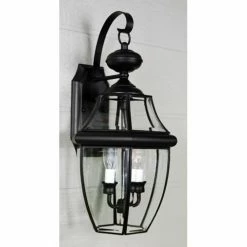 Promo 💯 19 - 24 In. Quoizel Newbury NY8317K Outdoor Wall Lantern 😍