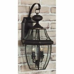 Best Pirce ⌛ 19 - 24 In. Quoizel Newbury NY8317Z Outdoor Wall Lantern 🤩