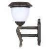 Buy 🤩 7 - 12 In. LuxenHome Sconce Hurricane Lantern Solar Light 🛒 -Trans Globe Shop masterWINH074